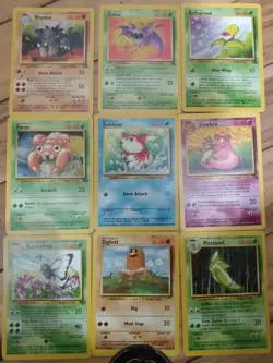 Pokemon Cards Vintage Base Set Great Shape With Purchase You Get A Free Coin - Image 1