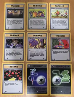 Pokemon TCG Team Rocket 9 Card Lot 1st Edition Trainers Uncommon/Common NM - Image 2