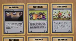 Pokemon TCG Team Rocket 9 Card Lot 1st Edition Trainers Uncommon/Common NM - Image 3