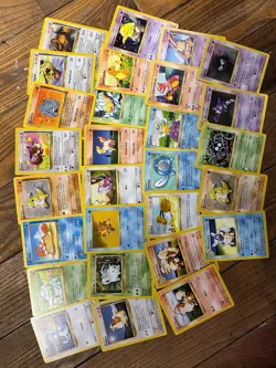100+ Vintage Pokemon Cards 1999 ~50 Shadowless Base Set Jungle Fossil No Rares - Image 1