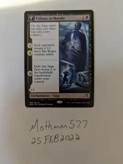 Tribute to Horobi Echo of Death's Wail [Kamigawa: Neon Dynasty] Rare MTG NEO - Image 1