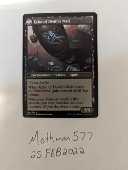 Tribute to Horobi Echo of Death's Wail [Kamigawa: Neon Dynasty] Rare MTG NEO - Image 2