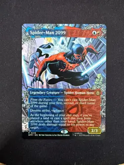 Spider-Man 2099 (BORDERLESS 0216) Marvel Spider-Man - Magic (MTG) - Image 1