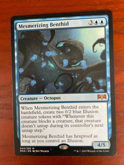 MTG Mesmerizing Benthid 43/259 SINGLE USED EXCELLENT CONDITION SEE PHOTOS - Image 1