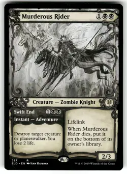 Murderous Rider (Showcase) #287 MTG Throne of Eldraine - Image 1