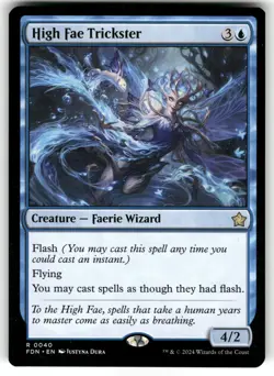High Fae Trickster #40 MTG Foundations VLP - Image 1
