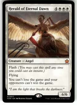 Herald of Eternal Dawn #17 MTG Foundations Regular - Image 1