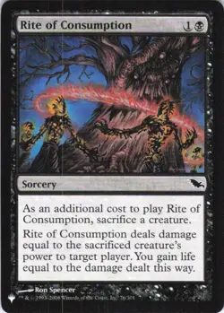 MTG Rite of Consumption (76/301) | NM | The List {LST} - Image 1