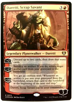 MTG Daretti, Scrap Savant -[FOIL]-Commander Masters-0213 - NM - Image 1
