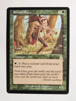 Elvish Piper Urza's Destiny Mtg Magic the Gathering Lp - Image 1