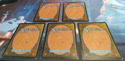 Swamp x5 - Mirage - Played - Basic Land - MTG - Image 2