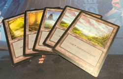 Swamp x5 - Mirage - Played - Basic Land - MTG - Image 3