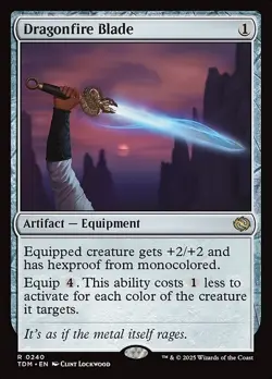 Dragonfire Blade Regular - Tarkir: Dragonstorm MTG-NM - Image 1