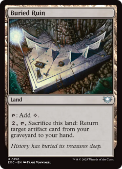 Buried Ruin #150 | NM | Edge of Eternities Commander EOC Magic MTG - Image 1