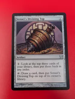 Sensei’s Divining Top -Champions of Kamigawa 268/306- LP MTG Magic the Gathering - Image 1