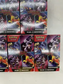 Pokemon TCG: Destined Rivals DRI SV10 Booster Bundle Sealed Lot of 7x - Image 3