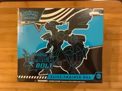 Pokemon TCG: Black Bolt Elite Trainer Box ETB - New Sealed -Same Day Ship x1 Box - Image 1
