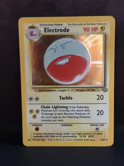 Electrode 2/64 Jungle Base Set Holo Rare Unlimited Pokemon - Image 1