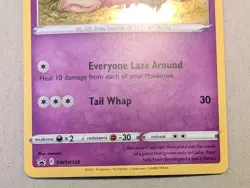 Galarian Slowpoke Eng SWSH126 Promo Holo Swirl Pokemon NM - Image 2