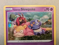 Galarian Slowpoke Eng SWSH126 Promo Holo Swirl Pokemon NM - Image 3