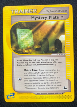 MYSTERY PLATE Y 135/144 SKYRIDGE POKEMON TCG (NM) - Image 1