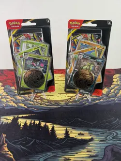 2 Pokemon TCG Mega Evolutions Premium Checklane Blisters (one Of Each Promo) - Image 1