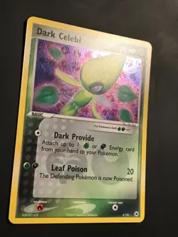 Dark Celebi EX 4/101 Hidden Legends Reverse Holo Pokemon TCG - VLP - Image 4