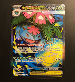 Mega Venusaur Ex 155/132 Full Art Ultra Rare - Pokemon TCG Mega Evolution NM - Image 1