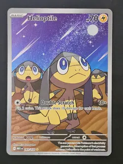 Helioptile 143/132 - Pokemon Mega Evolutions Illustration Rare - Image 1