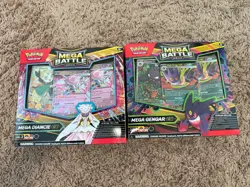 Pokemon Set of 2 (1 of each) Gengar/Diancie ex Mega Battle Deck IN HAND - Image 1