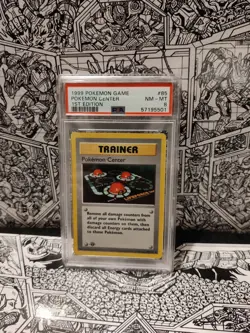 1999 Pokemon Game Base Set #85 Pokemon Center 1st Edition PSA 8 - Image 1