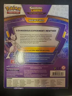 *SEALED* *CLEAN* Pokemon TCG: SHINING LEGENDS ~ MEWTWO Pin Collection Box - Image 3