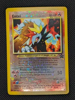Pokemon TCG Entei Wizards Black Star Promos 34 Holo Promo - READ DESCRIPTION - Image 1