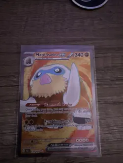 Pokemon TCG Mamoswine EX 174/159 Journey Together Ultra Rare NM Condition - Image 1