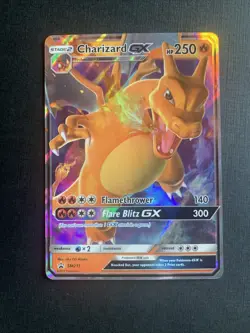 Pokemon Sun & Moon Charizard GX SM211 Black Star Promo Full Art Holo Rare NM - Image 2