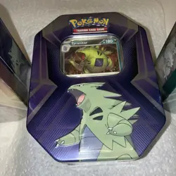 Pokemon Triple Whammy Tin Set of 3 Tyranitar, Darkrai & Slaking All Sealed New - Image 2