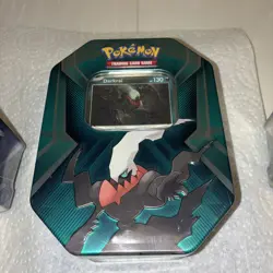 Pokemon Triple Whammy Tin Set of 3 Tyranitar, Darkrai & Slaking All Sealed New - Image 4