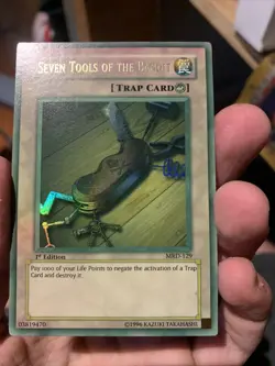 Yugioh Seven Tools Of The Bandit Mrd-129 1st Faded - Image 1