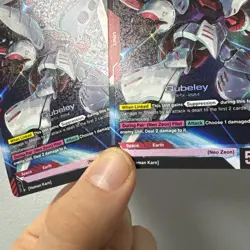 QubeleyGundam Card Game Dual Impact Legend Rare GD02-036 (2x Cards!) - Image 3
