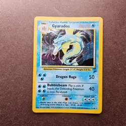 Gyarados 7/130 Pokemon Base Set 2 Holo Rare Card - MP - Image 1