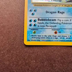 Gyarados 7/130 Pokemon Base Set 2 Holo Rare Card - MP - Image 4