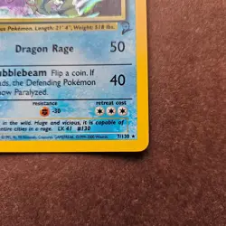 Gyarados 7/130 Pokemon Base Set 2 Holo Rare Card - MP - Image 5
