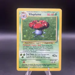 Pokemon Vileplume Jungle Set Trading Card 15/64 Holo Rare MP - Image 3