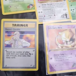 Pokemon Gym Heroes/Gym Challenge Lot of 15 Mix Cards Rare Set 🃏✨ - Image 4