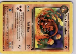 Dark Charmeleon Team Rocket Card 32/82 Regular Trading Card Pokemon TCG - Image 5