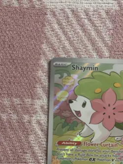 Pokemon TCG Shaymin Holo Card Illustration Rare, 185/182, Destined Rivals Series - Image 5