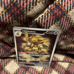 Pokemon TCG Alakazam Pokemon center stamped Promo Card - Image 3