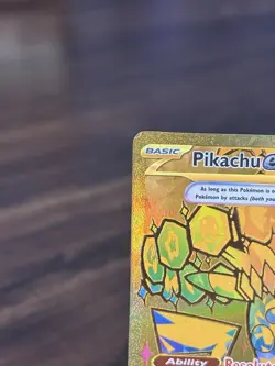 Pikachu EX Prismatic Evolutions Holo Hyper Rare Gold Card 179/131 SV - Image 4