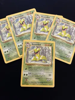 Victreebel 32/130 LP Non Holo Rare Base Set 2 Pokemon Card Vintage 1999 WOTC - Image 1