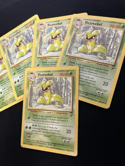 Victreebel 32/130 LP Non Holo Rare Base Set 2 Pokemon Card Vintage 1999 WOTC - Image 2